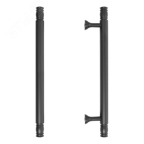 Ручка-скоба мебельная StahlBuro AP2311-128 2шт., BL матовый черный - фото 6