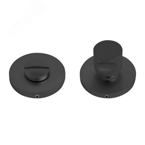 Сантехническая завертка к ручкам ALLUR ART COLLECTION BK-R4 BL(72150) матовый черный - фото 1