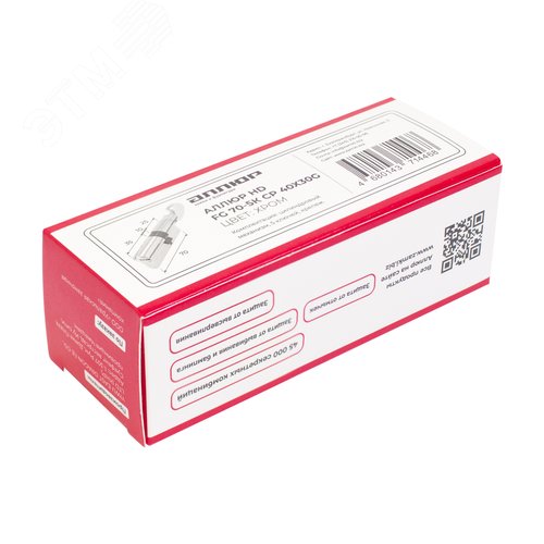 Цилиндровый механизм АЛЛЮР HD FG 70-5К CP (40х30G) хром - фото 4