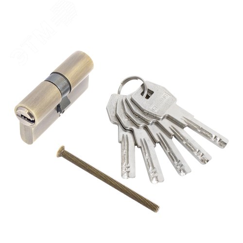 Цилиндровый механизм Стандарт MAX 60 (30х30) AB 5кл ст.бронза - фото 1