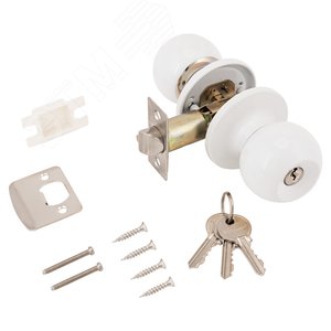 Изображение товара Защёлка АЛЛЮР 5560 WW белая кл/фикс (шт)