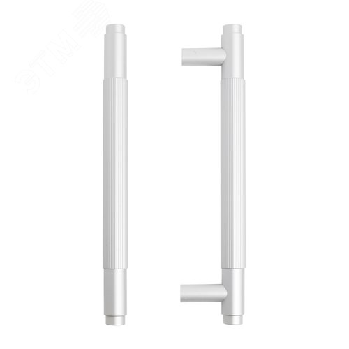 Ручка-скоба мебельная StahlBuro AP2309-128 2шт., W матовый белый хром - фото 5