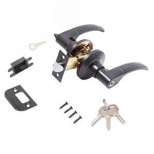 Изображение товара Защёлка СТАНДАРТ 8510 ET BL черная кл/фикс (шт)