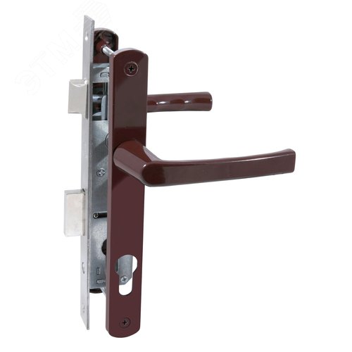 Изображение товара Замок для КАЛИТКИ врезной БУЛАТ ЗВ4-1.20.01.8017 коричневый (шт)