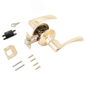 Изображение товара Защёлка СТАНДАРТ 8901 BK PB золото фикс (шт)