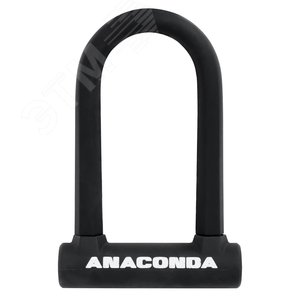 Изображение товара Замок навесной АВАНГАРД ANACONDA Т608 BLACK силикон с креплением на раму всепогодный (шт)