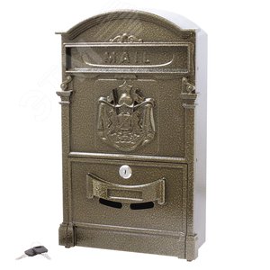 Ящик почтовый индивидуальный №4010 бронза