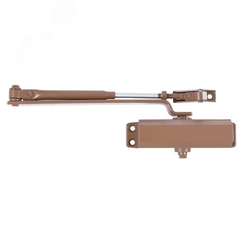 Доводчик дверной АЛЛЮР COMFORT ДД 132/2-3 A-С (до 80 кг) коричневый - фото 1