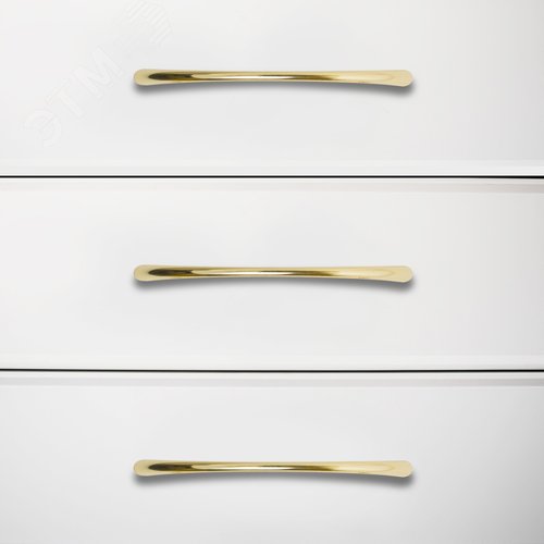 Ручка-скоба мебельная StahlBuro A204-96 2шт., PB золото - фото 6