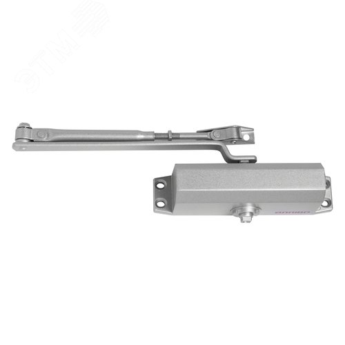 Доводчик дверной АЛЛЮР COMFORT ДД 165/3-4 A-S (до 100 кг) серебро - фото 1