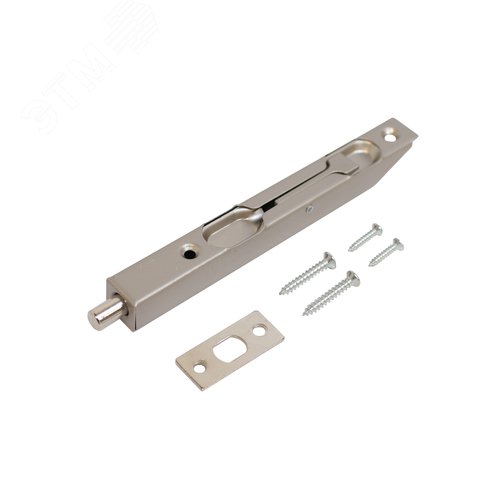 Шпингалет торцевой АЛЛЮР 01-140 SN мат.никель - фото 3