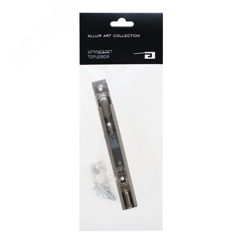 Шпингалет торцевой АЛЛЮР 01-140 SN мат.никель - фото 4