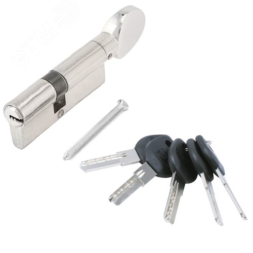 Цилиндровый механизм АЛЛЮР HD FG 80-5К CP (35x45G) хром - фото 1