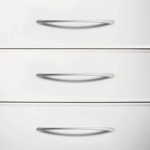 Ручка-скоба мебельная StahlBuro A204-128 2шт., SC матовый хром - фото 4