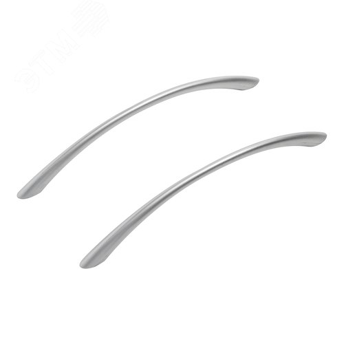 Ручка-скоба мебельная StahlBuro A204-128 2шт., SC матовый хром - фото 1