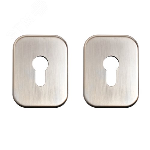 Накладка для ц/м (пара) БУЛАТ НДЦ 04.08 ФОРТЕ  матовый никель - фото 1