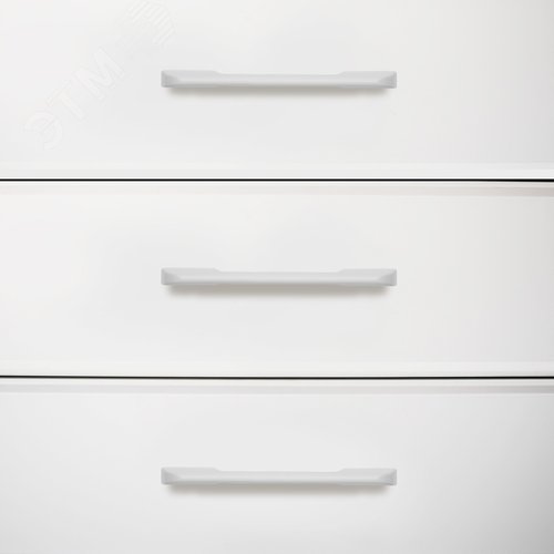 Ручка-скоба мебельная StahlBuro A300-96 2шт., W матовый белый - фото 5