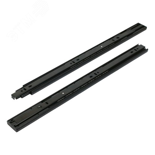 Изображение товара "Направляющие шариковые с доводчиком StahlBuro 35-450 /18""/ черный" (шт)