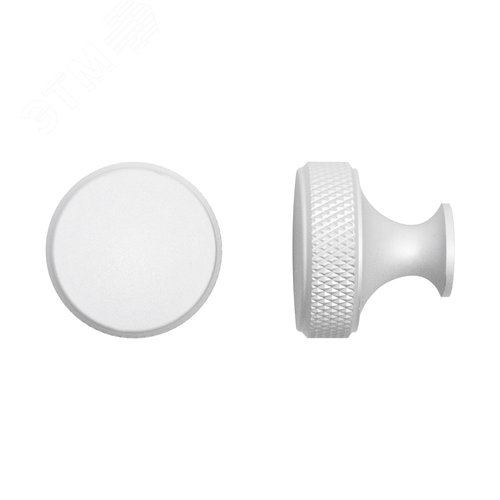 Ручка-кнопка мебельная StahlBuro AP2704 2шт., W матовый белый хром - фото 6