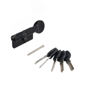 Изображение товара Механизм цилиндровый для врезных замков, АЛЛЮР HD FG 60-5К BLACK черный (шт)