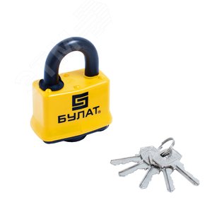 Изображение товара Замок навесной Булат ВС 0350 всепогодный 5кл. d=11мм (шт)
