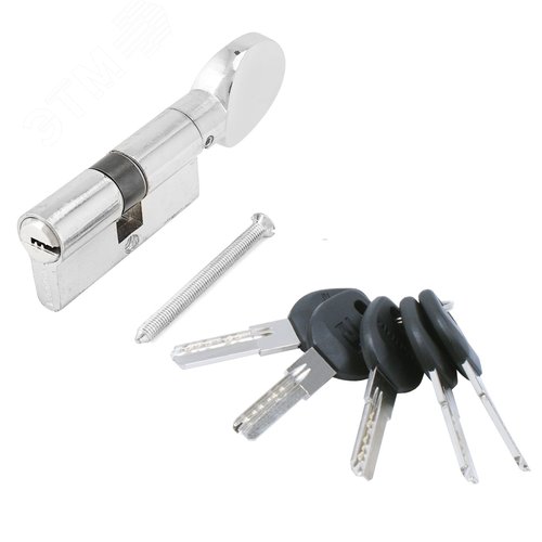 Цилиндровый механизмАЛЛЮР HD FG 60-5К CP (30х30G) хром - фото 1