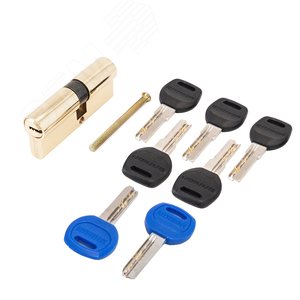 Изображение товара Механизм цилиндровый для врезных замков, АЛЛЮР DL-01 75 (30х10х35) BP золото (шт)