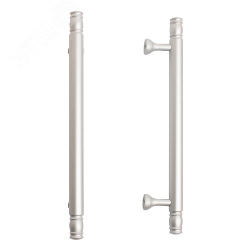 Ручка-скоба мебельная StahlBuro AP2311-128 2шт., W матовый белый хром - фото 2