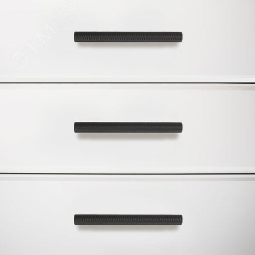 Ручка-скоба мебельная StahlBuro AP2315-96 2шт., BL матовый черный - фото 6