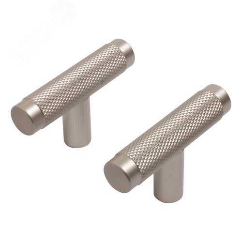 Ручка-кнопка мебельнаяStahlBuro AP2308 2шт., SN сатин - фото 1