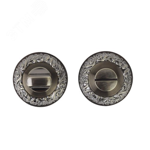 Сантехническая завертка к ручкам АЛЛЮР АРТ BK-R3 AB(К3100) ст.бронза - фото 1