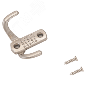 Изображение товара Крючок-вешалка двухрожковый, СТАНДАРТ 212 B SN никель матовый (шт)