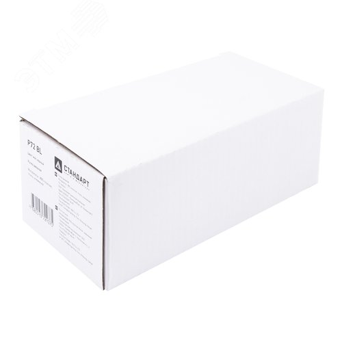 Комплект ручек СТАНДАРТ P72 BL матовый черный - фото 2