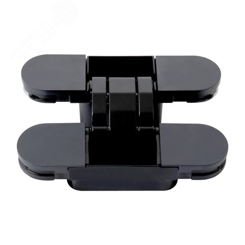 Петля дверная АЛЛЮР АРТ 110*30 3D матовый черный RAL 9005 - фото 2