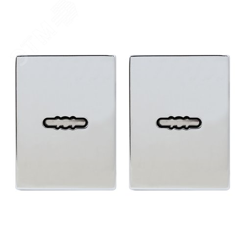 Накладка для сув/м (пара) БУЛАТ НДС 02.04 ФЕРОНА хром - фото 2