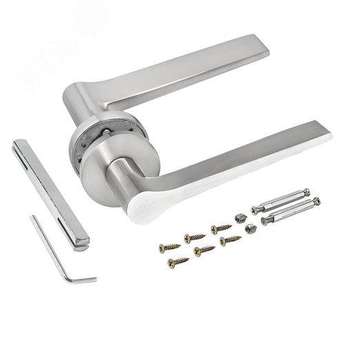 "Комплект ручек АЛЛЮР АРТ ""АЛЛЕГРА"" SN (9480) мат.никель " - фото 3