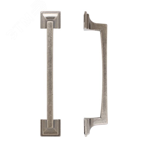 Ручка-скоба мебельная StahlBuro C2526-128 2шт., AS состаренное серебро - фото 2