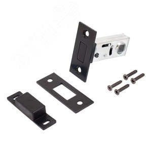 Изображение товара Защёлка АЛЛЮР АРТ L50-8M BL матовый черный магнитная б/ручек (шт)