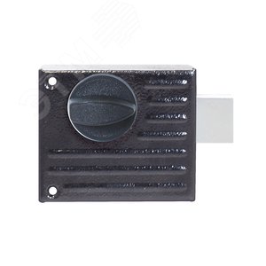 Изображение товара Замок накладной цилиндровый для деревянных дверей, СТАНДАРТ Россия ЗН1-2.1С черный (шт)