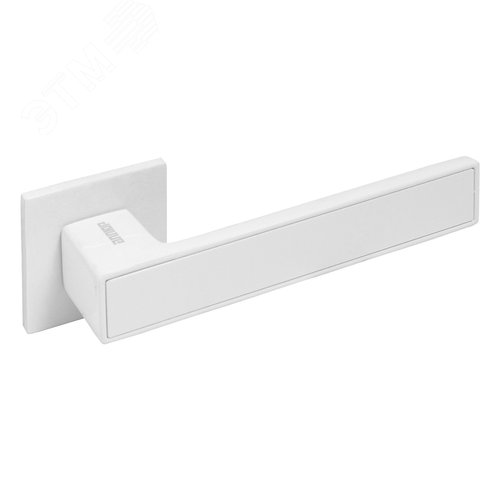 "Комплект ручка и защелка АЛЛЮР АРТ ""ЛАНА"" W/W +L7050S W+BK-S2 W (86110/S7050) матовый белый" - фото 2