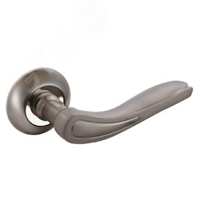 Изображение товара Ручка на квадратной накладке (комплект). АЛЛЮР АРТЛАЙЗА MBN (1840) графит (шт)