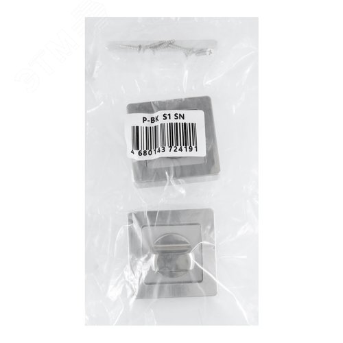 Сантехническая завертка к ручкам СТАНДАРТ P-BK-S1 SN мат.никель - фото 2