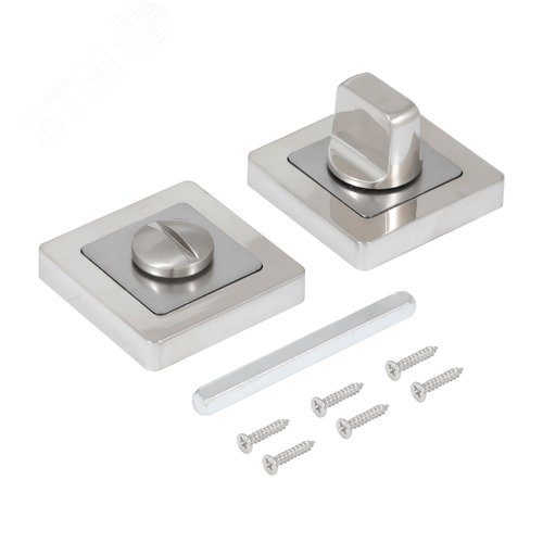 Сантехническая завертка к ручкам СТАНДАРТ P-BK-S1 SN мат.никель - фото 4