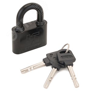 Изображение товара Замок навесной с дисковым механизмом секрета, АЛЛЮР ВС2С-401 серый (шт)