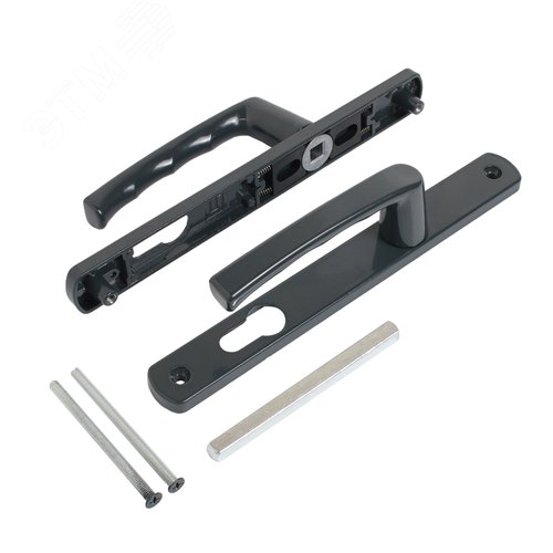 Ручка на планке БУЛАТ РФ 85.25.01.7016 УРАЛ-М антрацит - фото 2