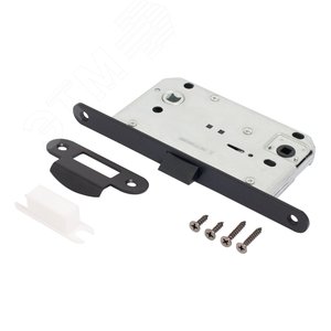 Изображение товара Защёлка АЛЛЮР АРТ 5300-P-WC BL матовый черный с фиксатором (шт)