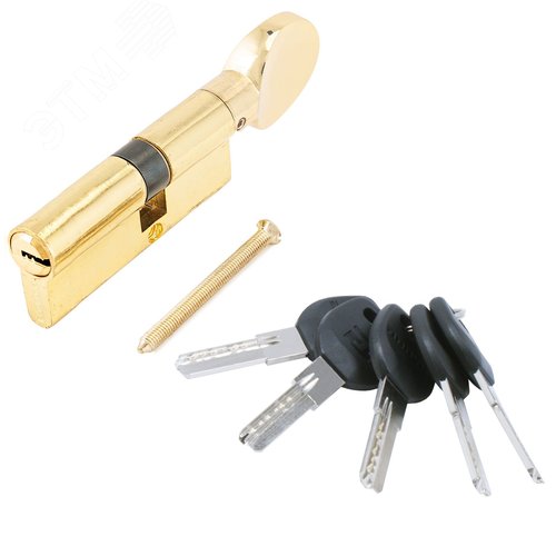 Изображение товара Цилиндровый механизм АЛЛЮР HD FG 80-5К BP (45x35G) латунь (шт)