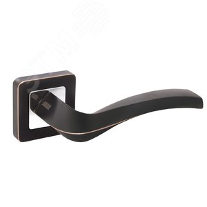 Изображение товара Ручка на квадратной накладке (комплект). АЛЛЮР АРТПАОЛА ORB (2150) тёмная медь (шт)