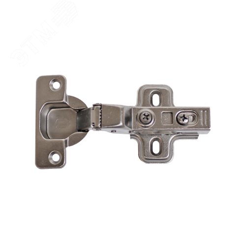 Петля мебельная полунакладная с доводчиком StahlBuro 1110 Clip-On  2 шт., черная - фото 4