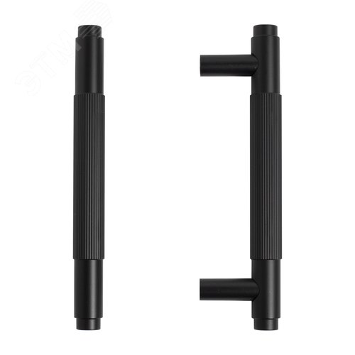 Ручка-скоба мебельная StahlBuro AP2309-96 2шт., BL черный матовый - фото 5